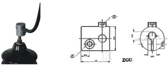 Zacisk transformatora  ZGU - aluminium - 1115-810-151-000/000